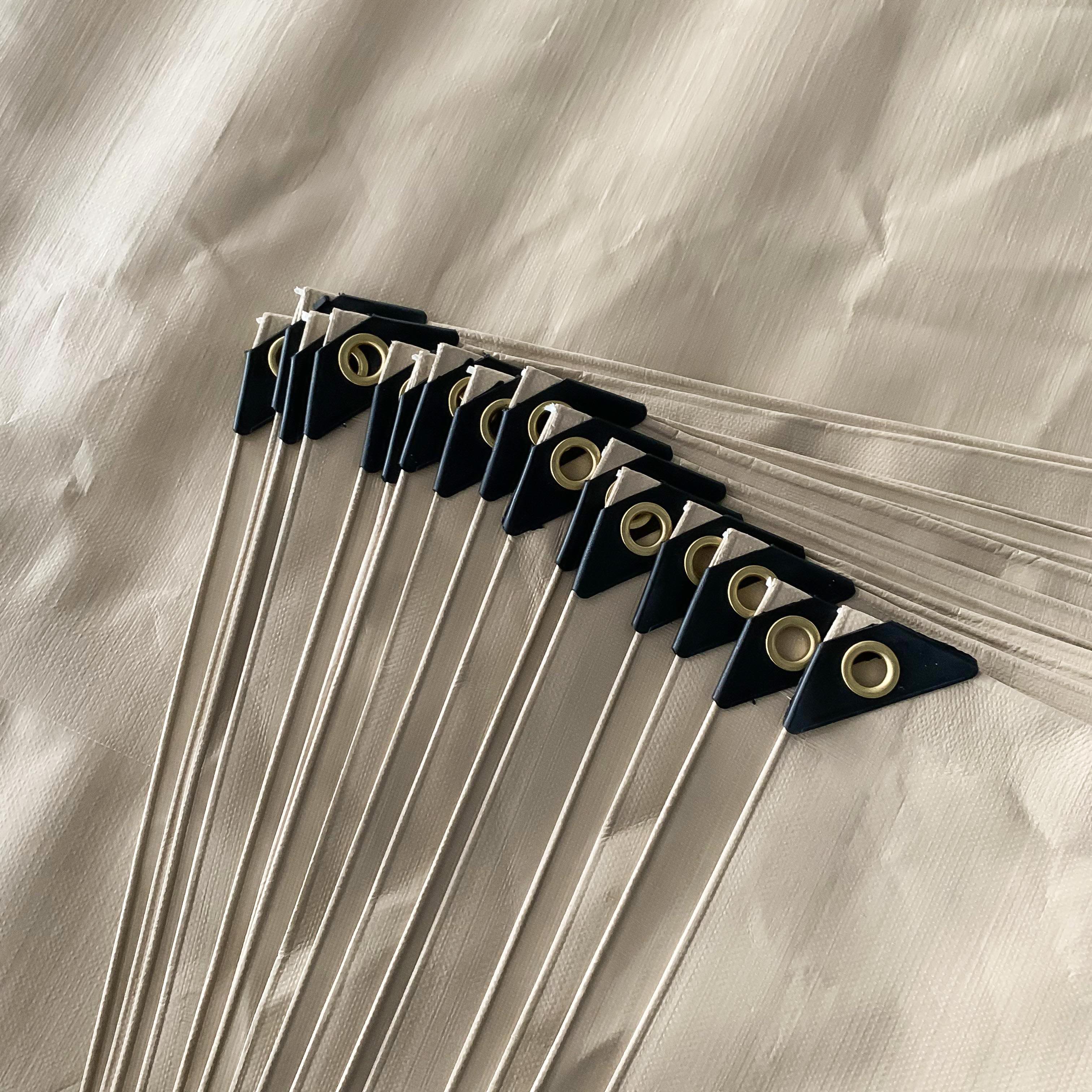 Skilcut® Extra Heavy Duty Premium 16 Mil Tan Poly Tarp