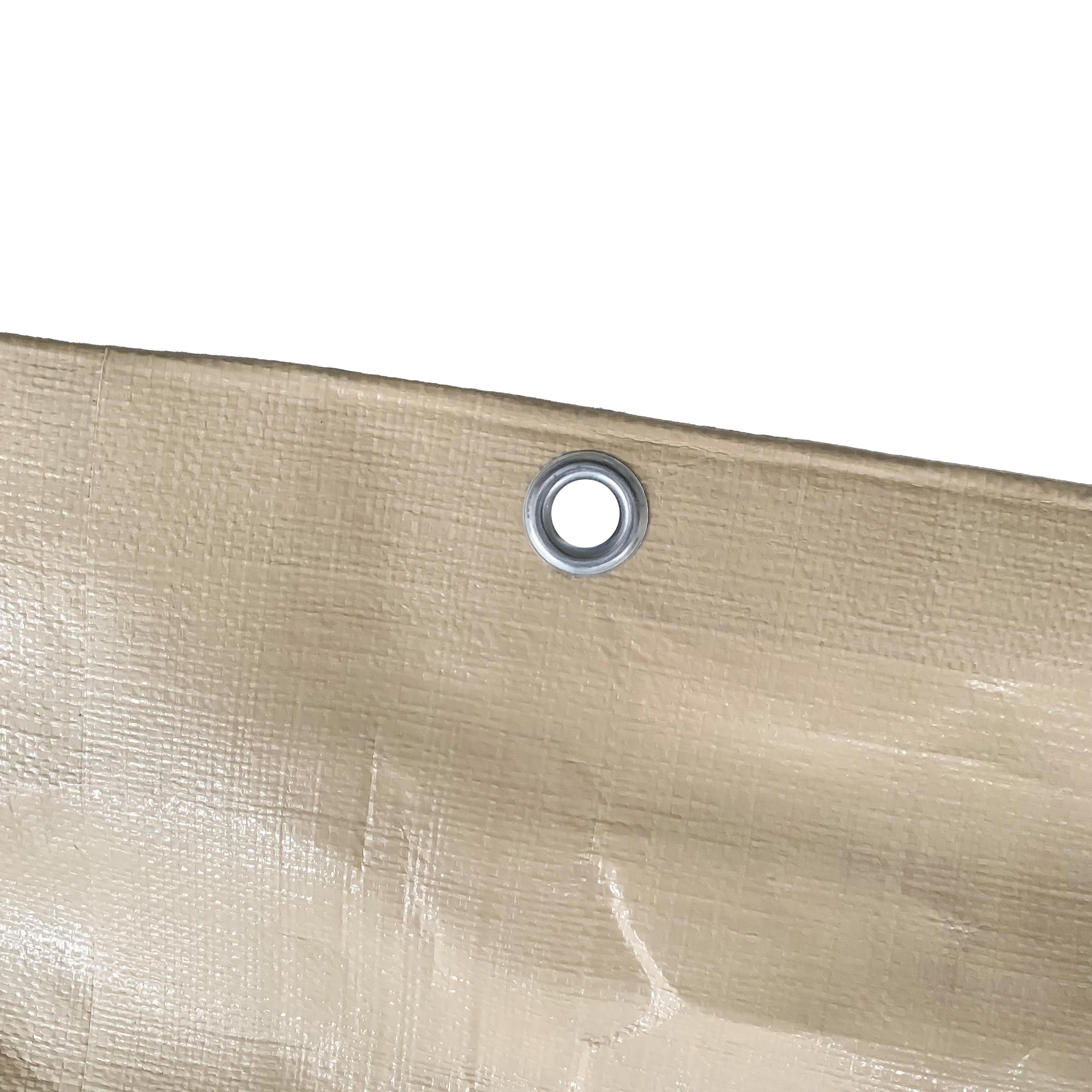 Skilcut® Extra Heavy Duty Premium 16 Mil Tan Poly Tarp