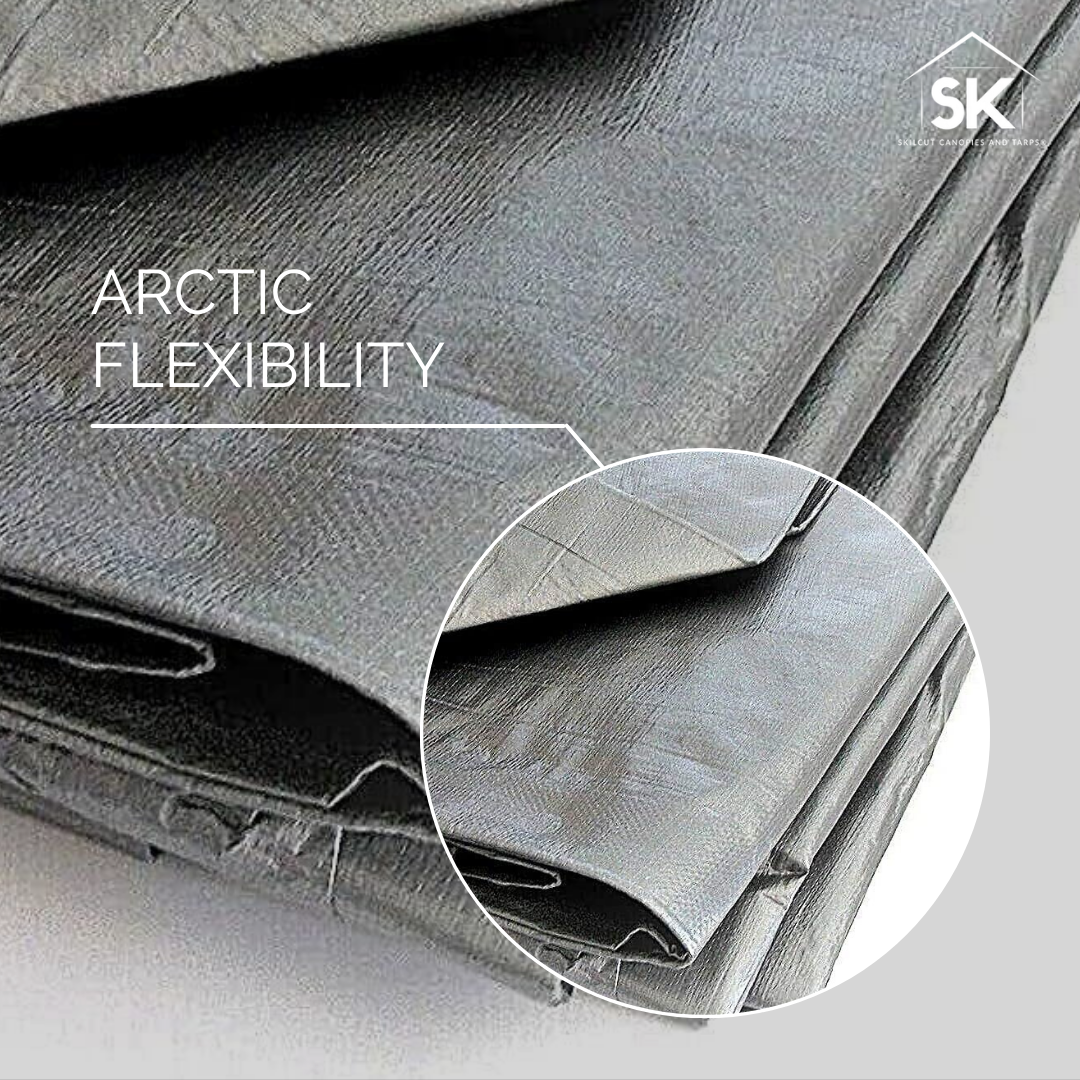 Skilcut® Extra Heavy Duty Premium 16 Mil Silver Poly Tarp