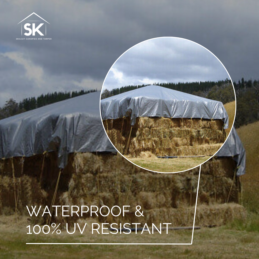 Skilcut® Extra Heavy Duty Premium 16 Mil Silver Poly Tarp