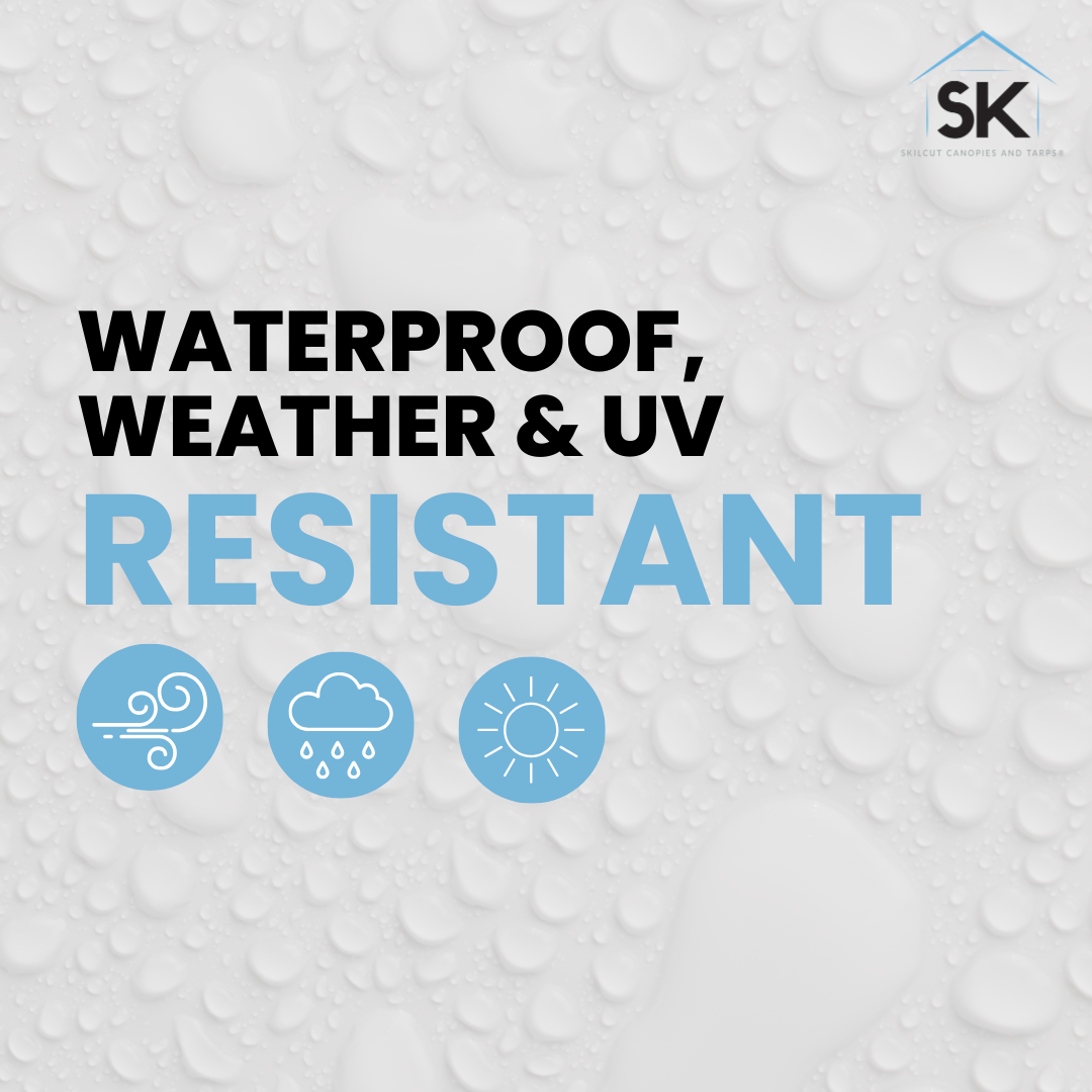 Skilcut® 24mil Clear Glass PVC Vinyl Tarp Enclosure Panel