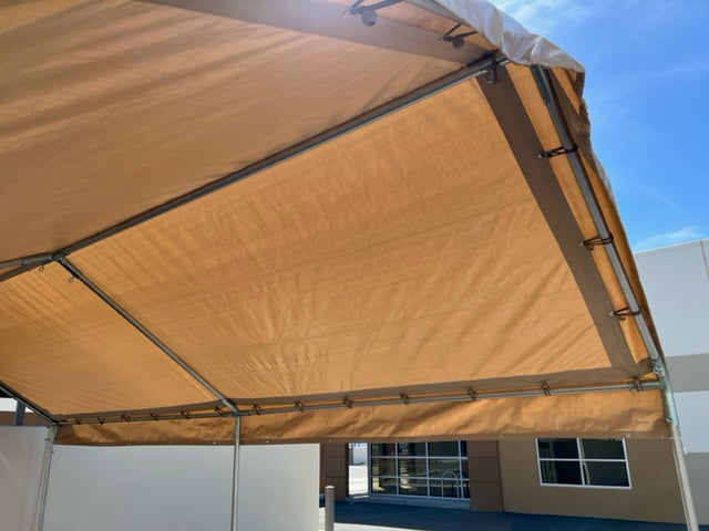 Skilcut® Extra Heavy Duty Premium 16 Mil Valance Replacement Canopy Tarp Top Cover