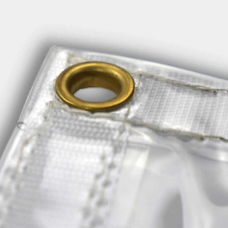 Skilcut® 24mil Clear Glass PVC Vinyl Tarp Enclosure Panel