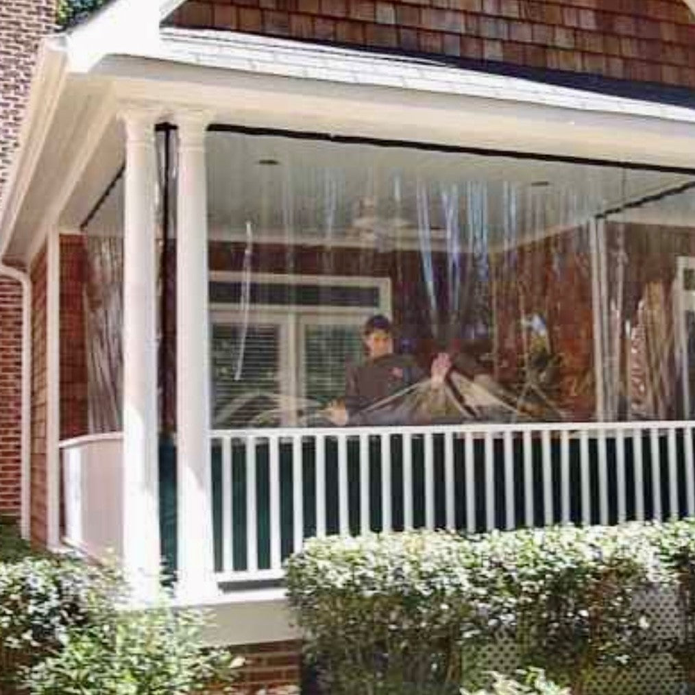 Skilcut® 24mil Clear Glass PVC Vinyl Tarp Enclosure Panel