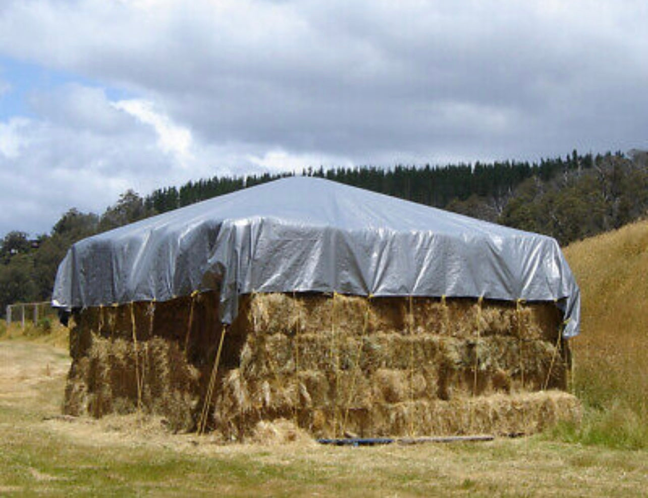 Skilcut® Extra Heavy Duty Premium 16 Mil Silver Poly Tarp