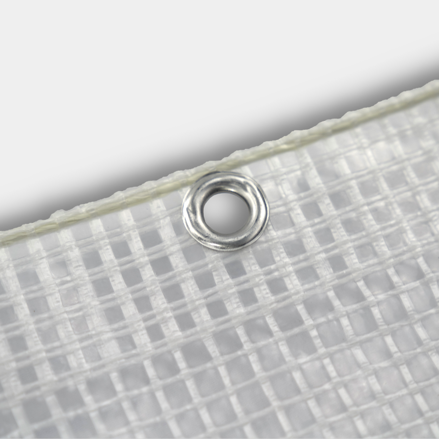 Skilcut© Extra Heavy Duty Premium 16 Mil Clear Poly Tarp with Fiber Reinforcement