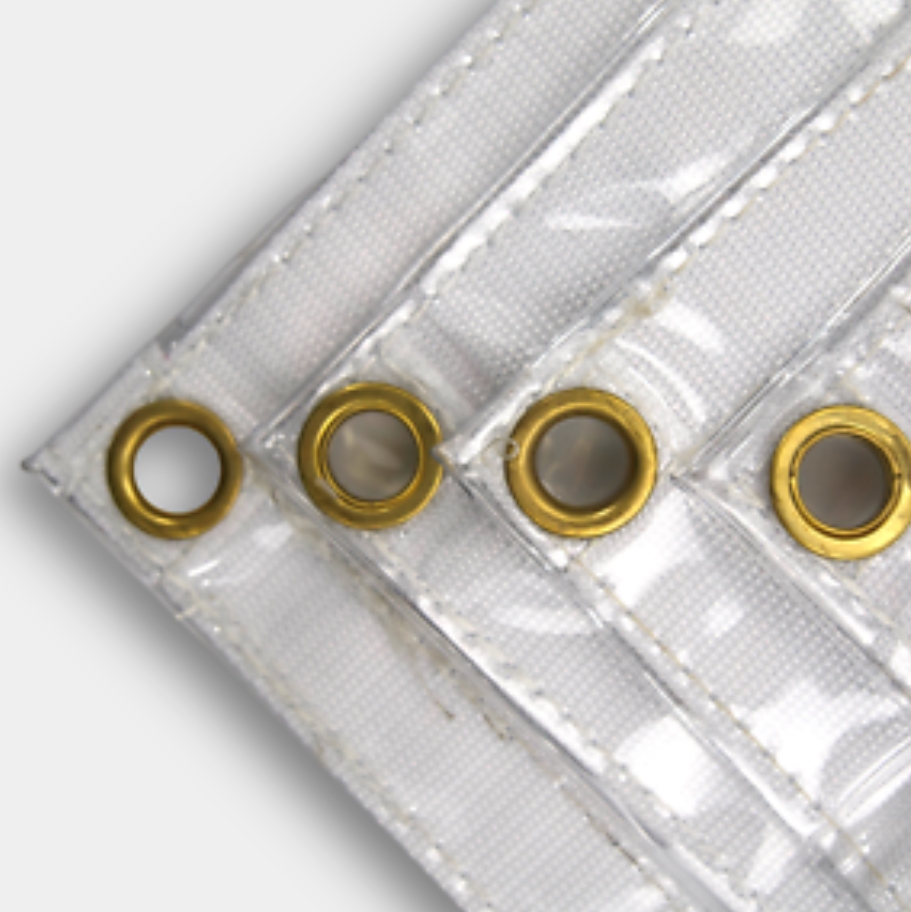 Skilcut® 24mil Clear Glass PVC Vinyl Tarp Enclosure Panel